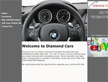 Tablet Screenshot of mydiamondcars.com